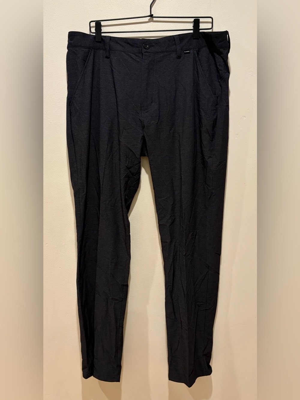 Travis Mathew Lightweight Black Grey Casual Dress Golf Pants - Men’s Size 38